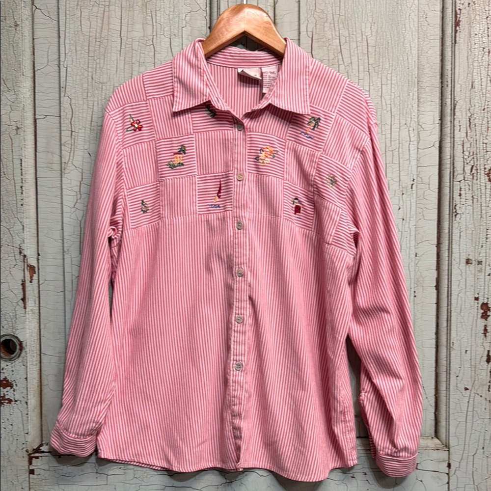 Koret Beachy Button Down Shirt - image 1